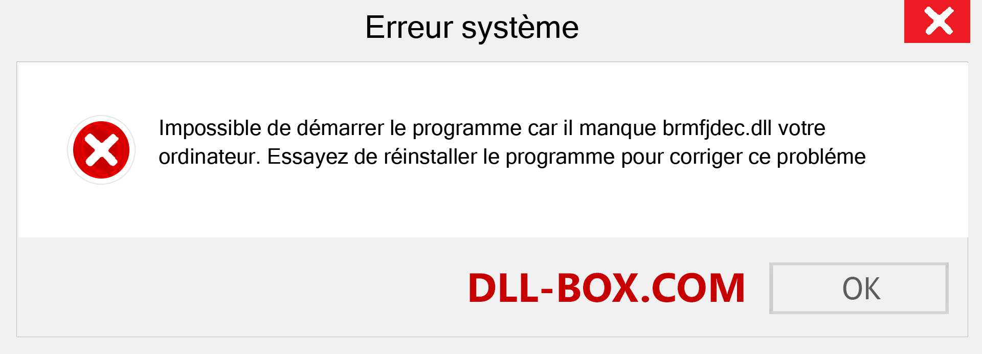 Le fichier brmfjdec.dll est manquant ?. Télécharger pour Windows 7, 8, 10 - Correction de l'erreur manquante brmfjdec dll sur Windows, photos, images